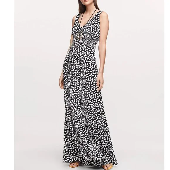 chinese dress ladies Eloise Faux Wrap Maxi Dress – Diane von Furstenberg HongKong main image 1